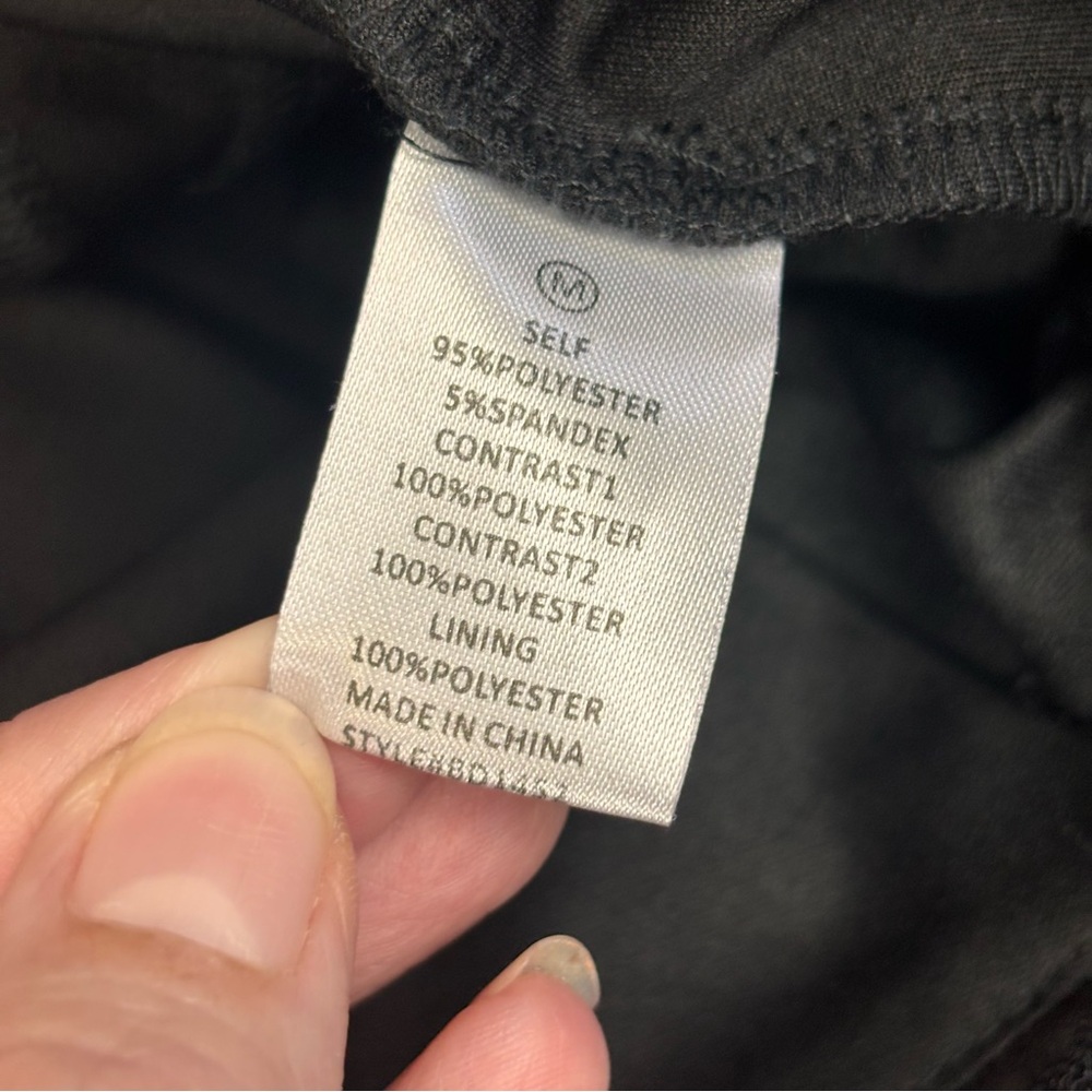 Fashion Nova Black Strapless Sheer Tulle Dress Built-In Briefs M Whimsigoth NEW - Picture 11 of 12